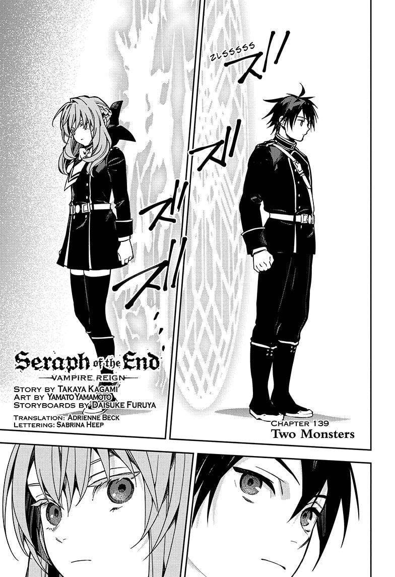 Seraph of the End: Vampire Reign Chapter 139 - Page 1