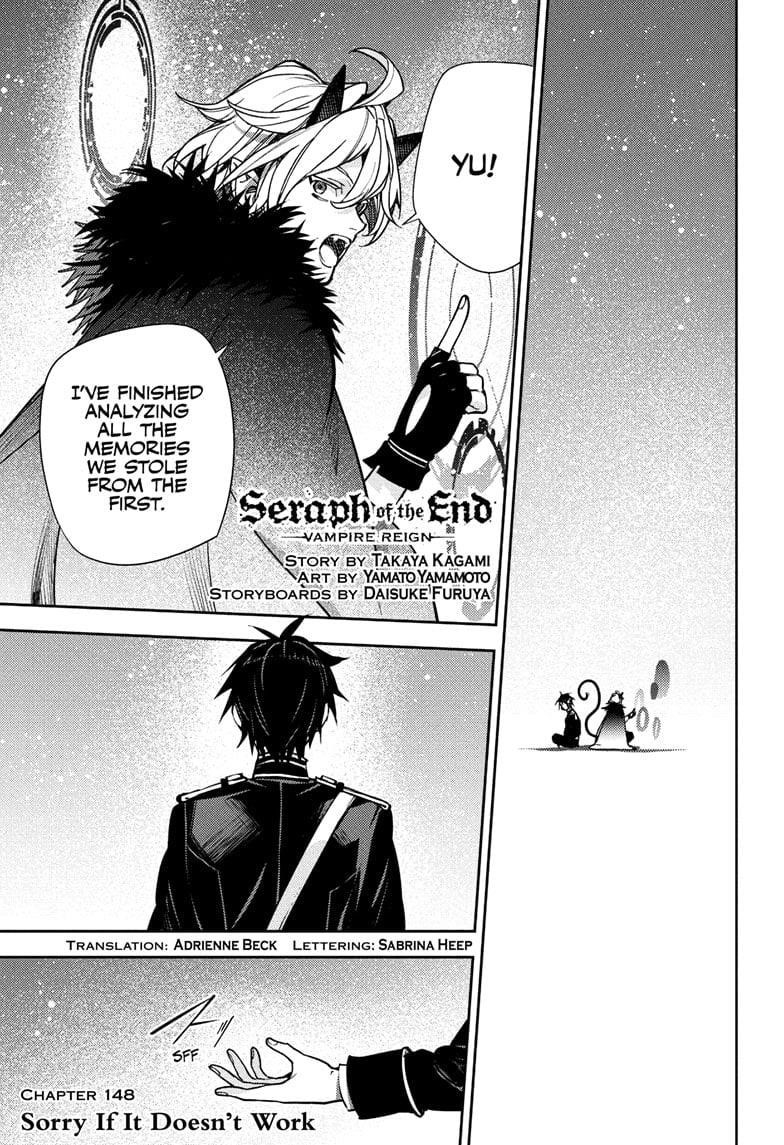 Seraph of the End: Vampire Reign Chapter 148 - Page 1