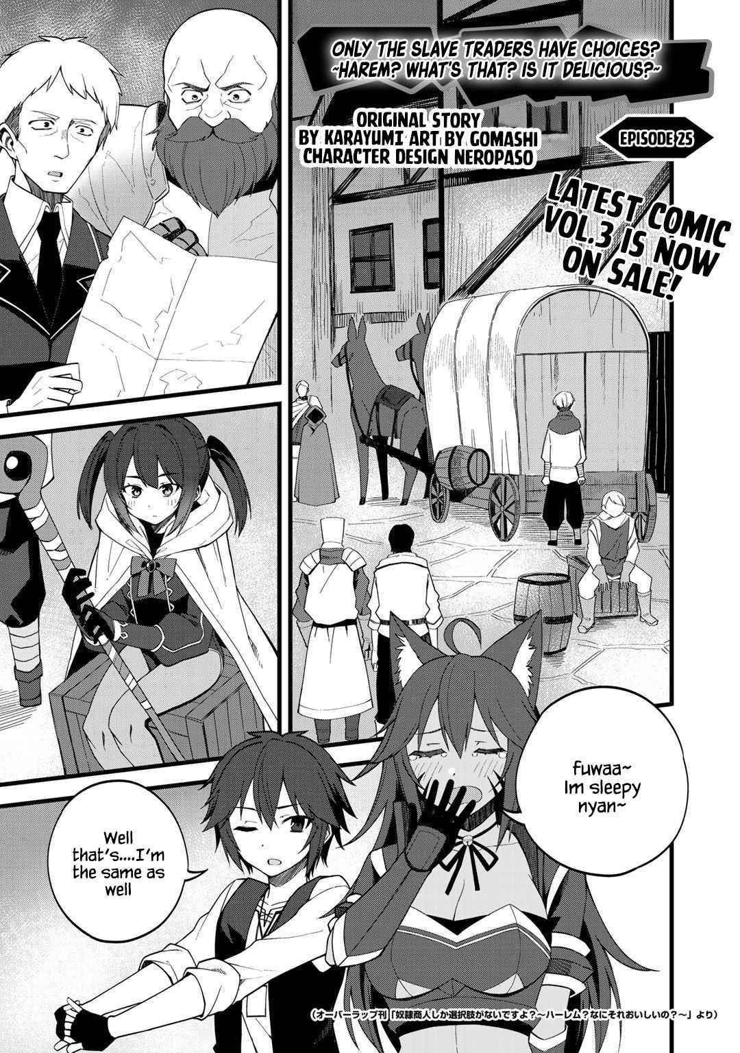 Is The Only Option a Slave Merchant? ~ Harem? What is that, Is it tasty? ~ Chapter 25 - Page 1