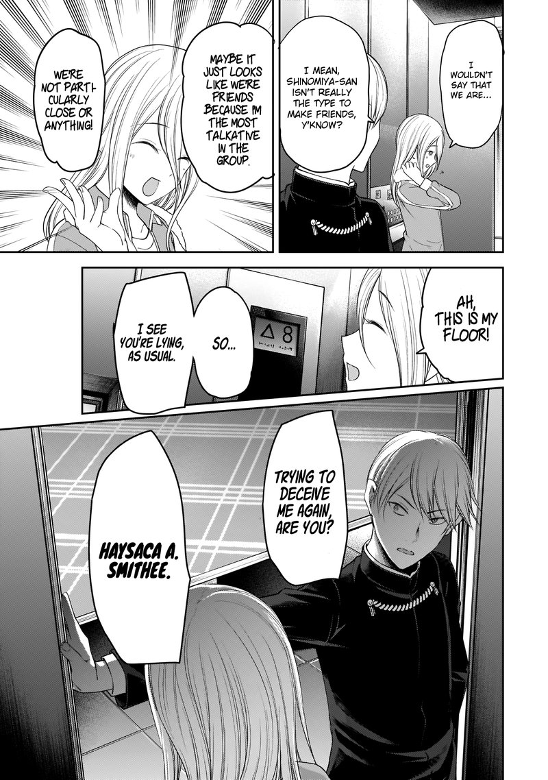 Kaguya-sama wa Kokurasetai: Tensai-tachi no Renai Zunousen Chapter 181 - Page 17