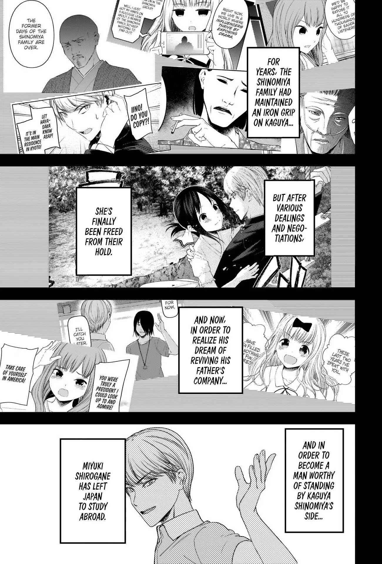 Kaguya-sama wa Kokurasetai: Tensai-tachi no Renai Zunousen Chapter 268 - Page 1