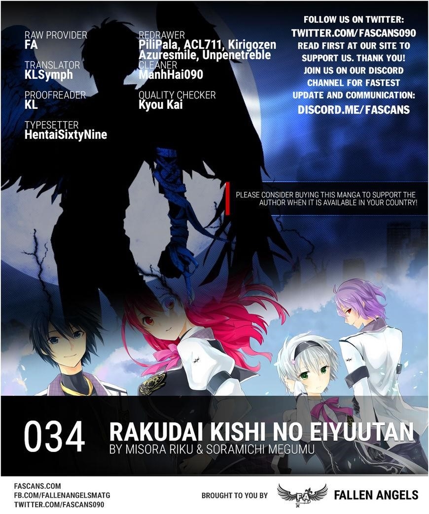 Rakudai Kishi no Eiyuutan Chapter 34 - Page 39