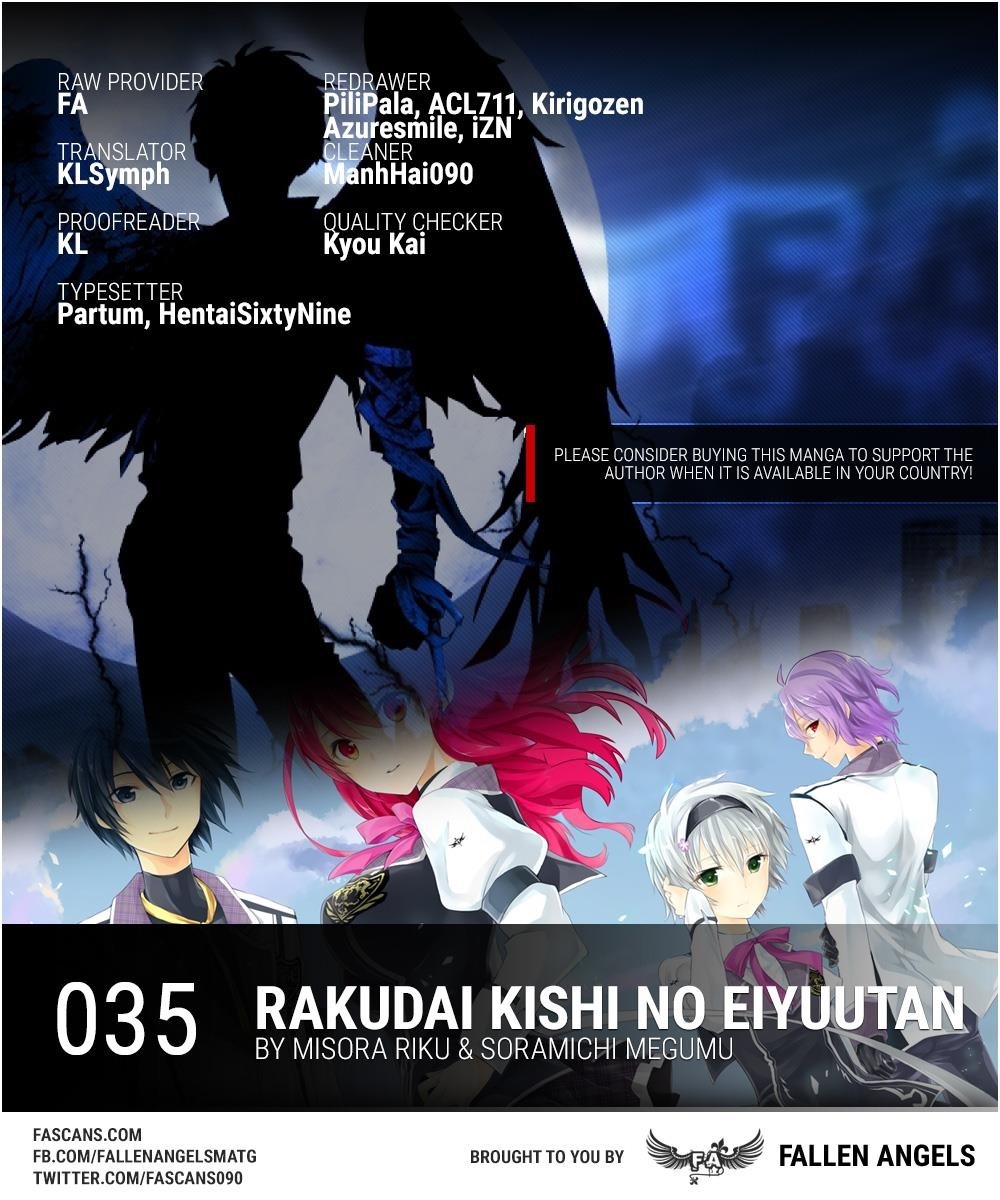 Rakudai Kishi no Eiyuutan Chapter 35 - Page 37