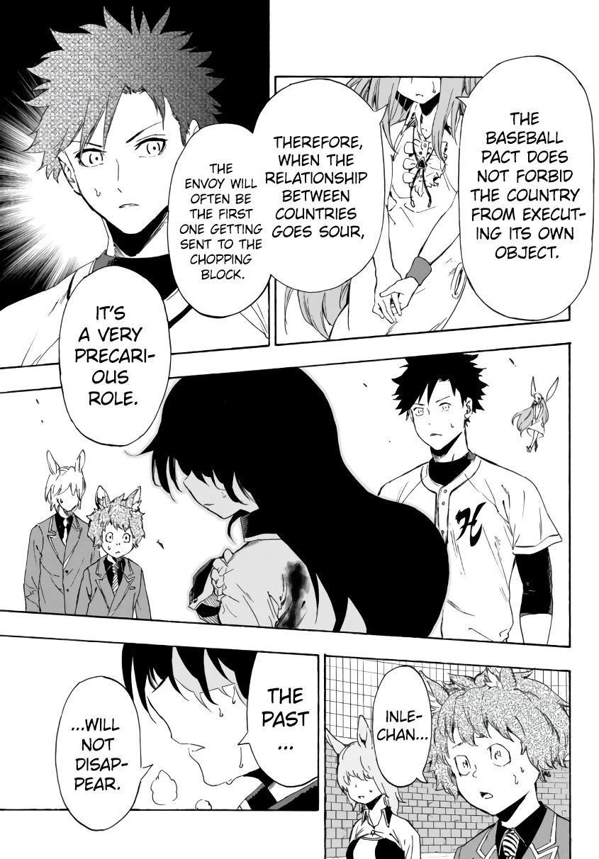 In Another World where Baseball is War, a High School Ace Player will Save a Weak Nation Chapter 20.1 - Page 21