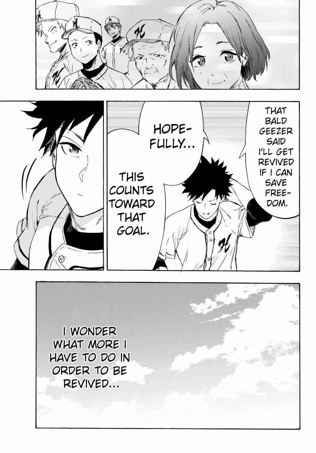 In Another World where Baseball is War, a High School Ace Player will Save a Weak Nation Chapter 20.2 - Page 15