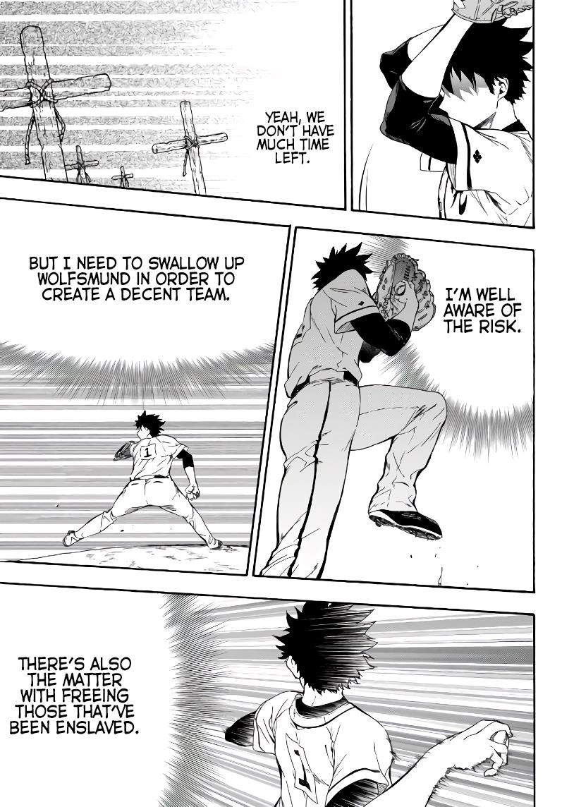 In Another World where Baseball is War, a High School Ace Player will Save a Weak Nation Chapter 4 - Page 30