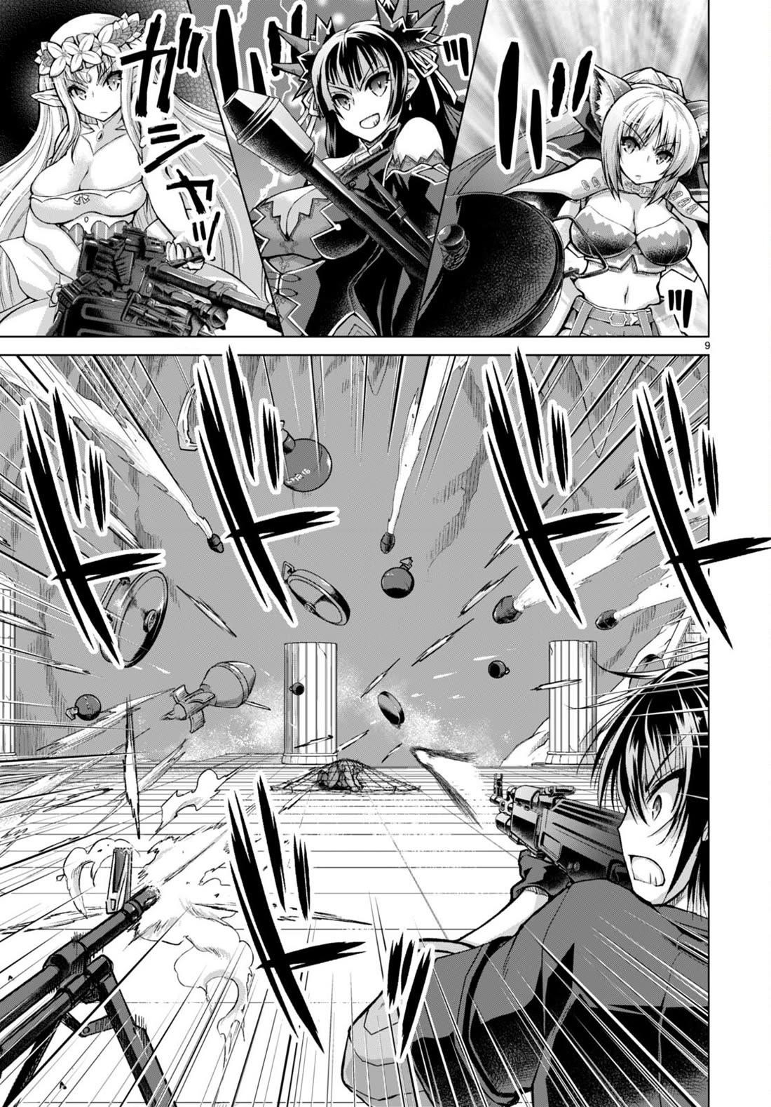 Gunota Ga Mahou Sekai Ni Tensei Shitara, Gendai Heiki De Guntai Harem O Tsukucchaimashita!? Chapter 79 - Page 10