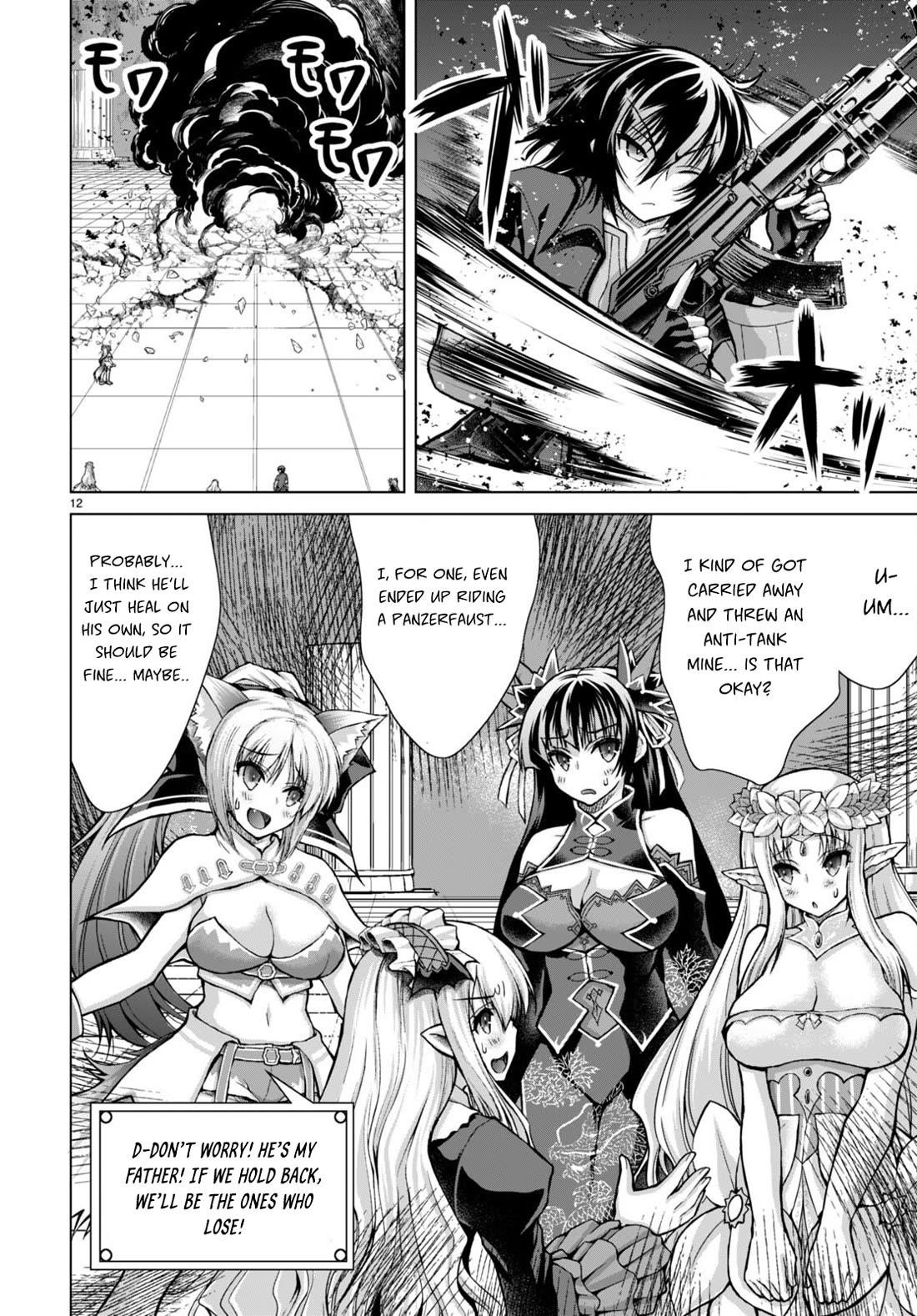 Gunota Ga Mahou Sekai Ni Tensei Shitara, Gendai Heiki De Guntai Harem O Tsukucchaimashita!? Chapter 79 - Page 13