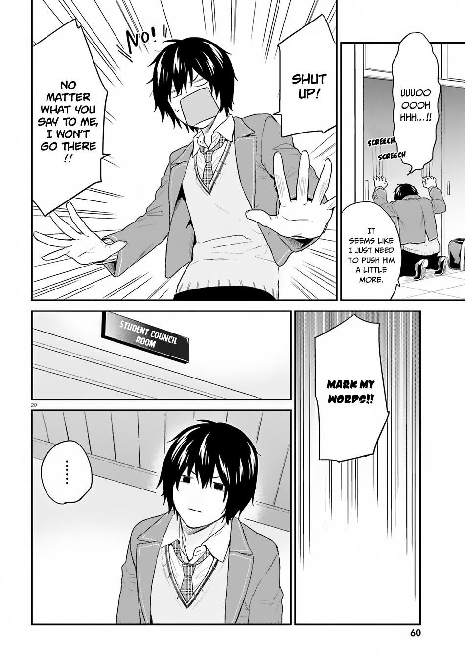 Dear Self-styled F rank bro’ says, he’s gonna rule a game-oriented school. Chapter 14 - Page 21