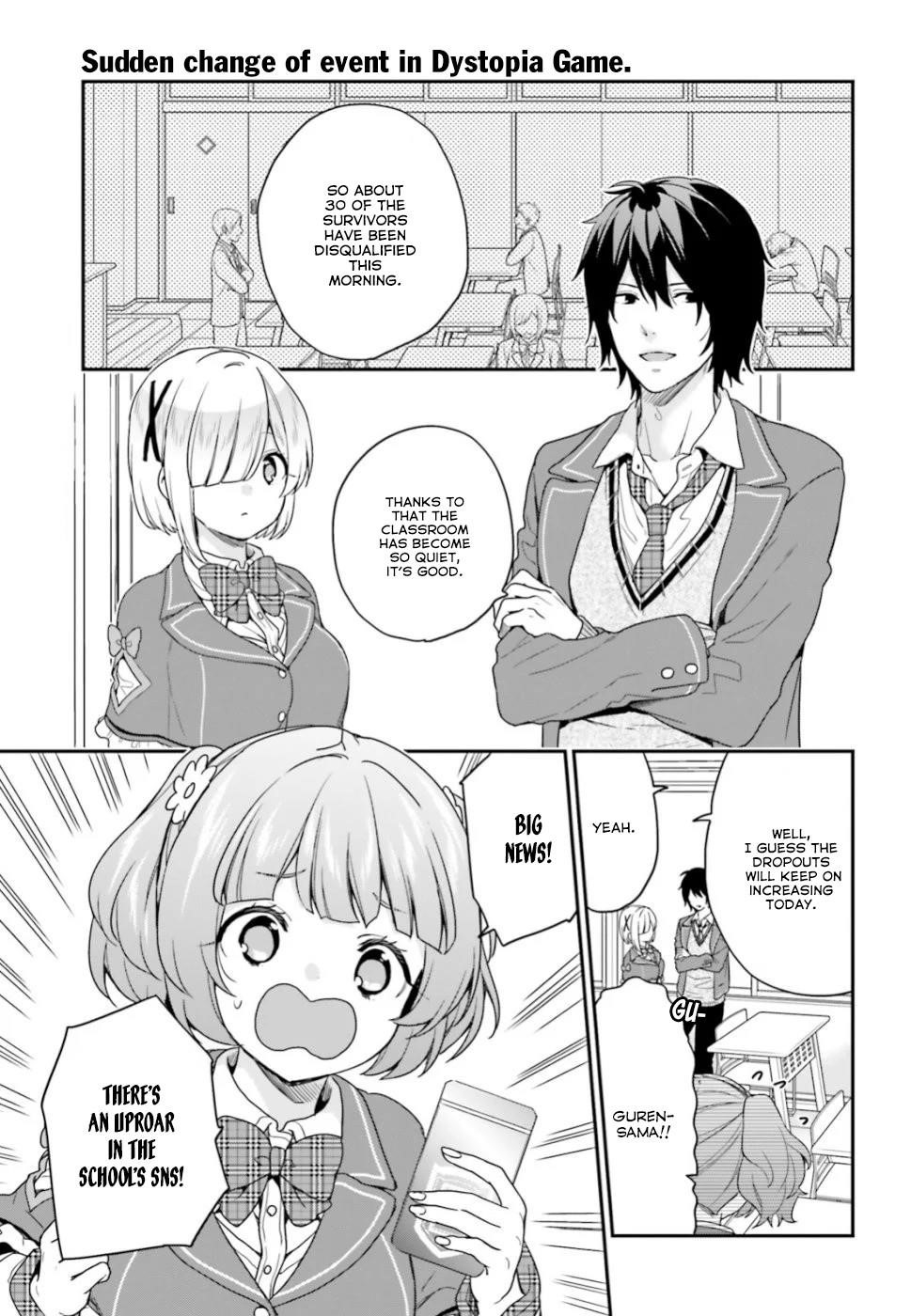 Dear Self-styled F rank bro’ says, he’s gonna rule a game-oriented school. Chapter 19 - Page 2