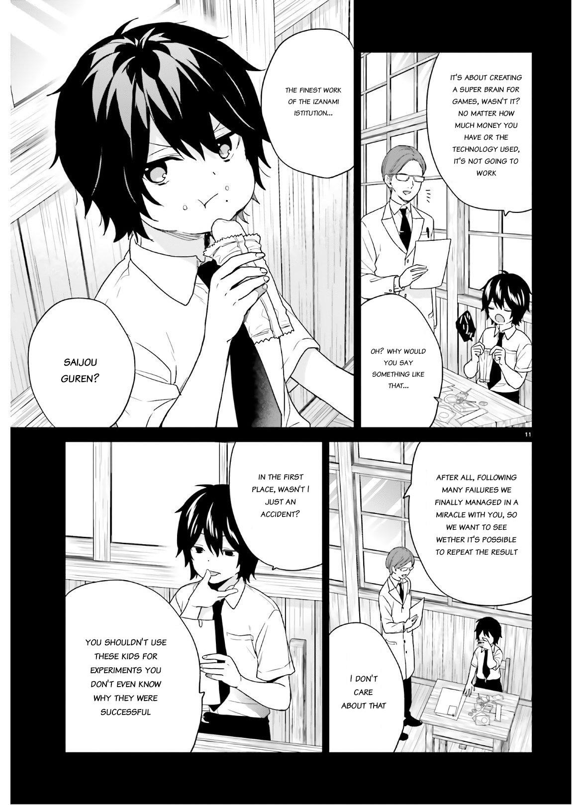 Dear Self-styled F rank bro’ says, he’s gonna rule a game-oriented school. Chapter 23 - Page 11