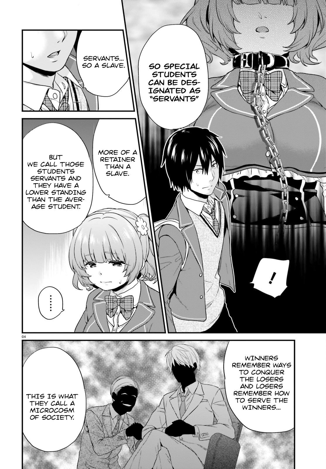 Dear Self-styled F rank bro’ says, he’s gonna rule a game-oriented school. Chapter 3 - Page 4