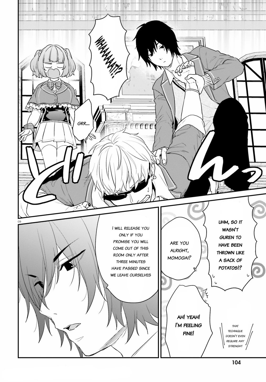 Dear Self-styled F rank bro’ says, he’s gonna rule a game-oriented school. Chapter 33.5 - Page 9