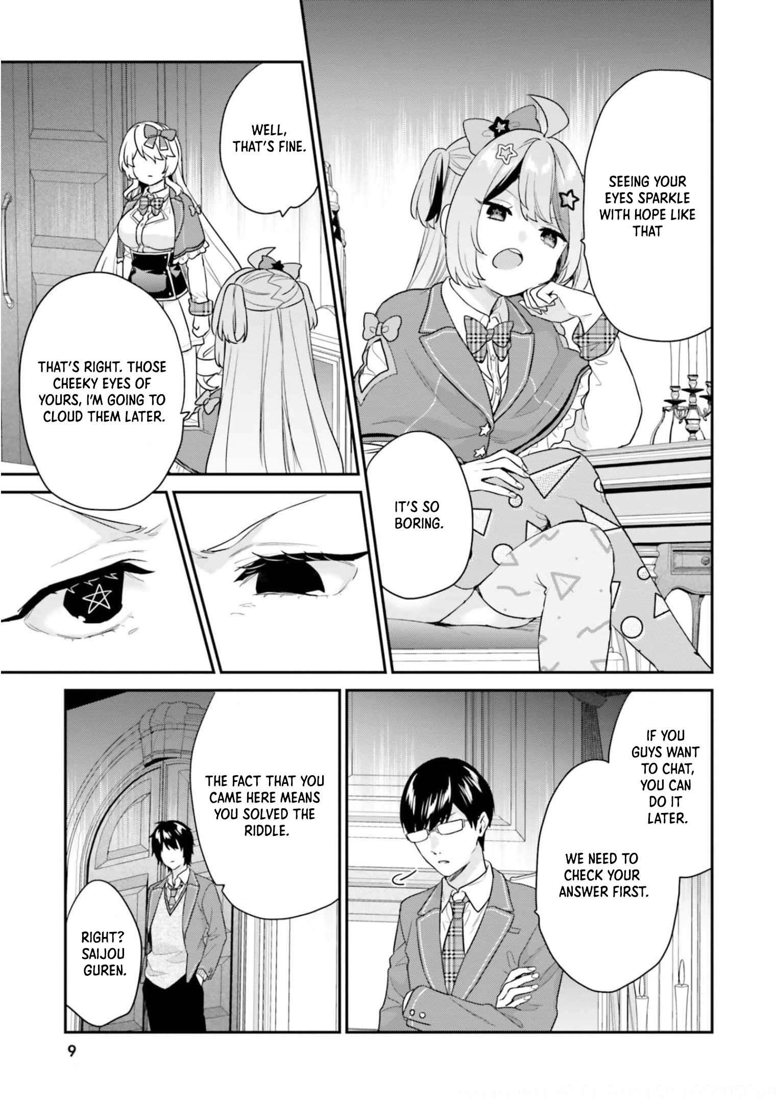 Dear Self-styled F rank bro’ says, he’s gonna rule a game-oriented school. Chapter 38 - Page 6