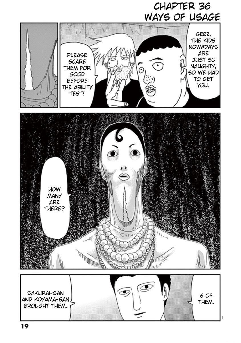 Mob Psycho 100 Chapter 36 - Page 1