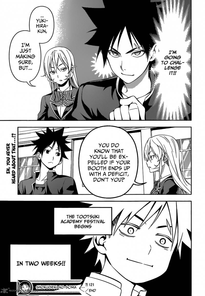 SHOKUGEKI NO SOMA Chapter 121 - Page 23