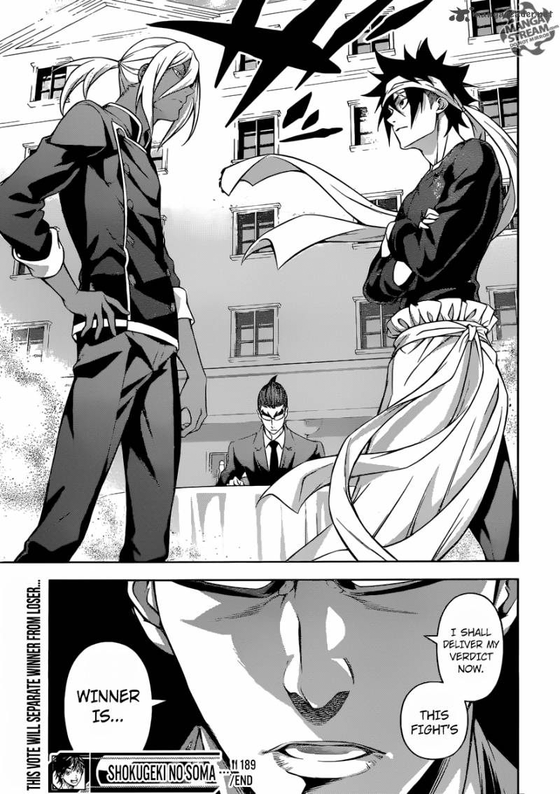 SHOKUGEKI NO SOMA Chapter 189 - Page 17