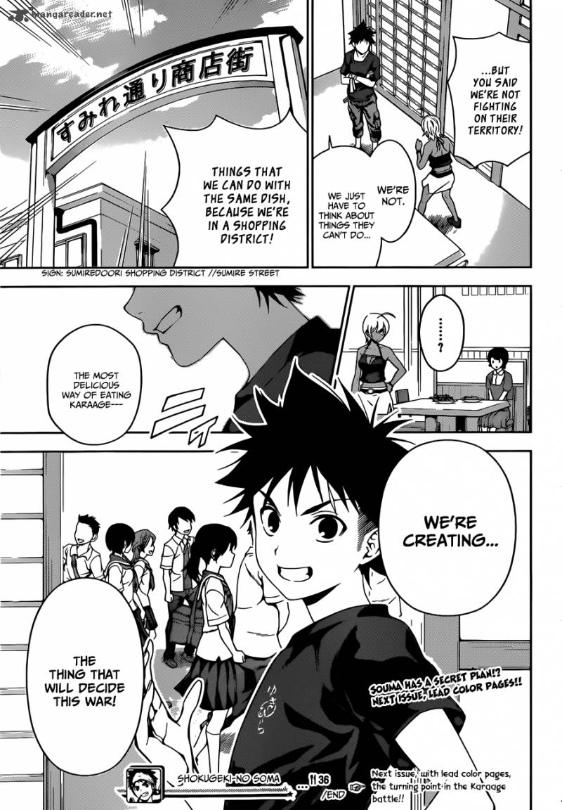 SHOKUGEKI NO SOMA Chapter 36 - Page 21