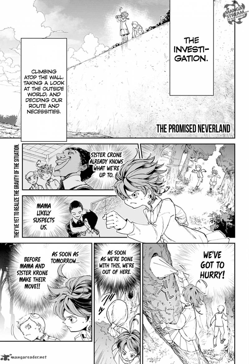 Yakusoku no Neverland Chapter 24 - Page 1