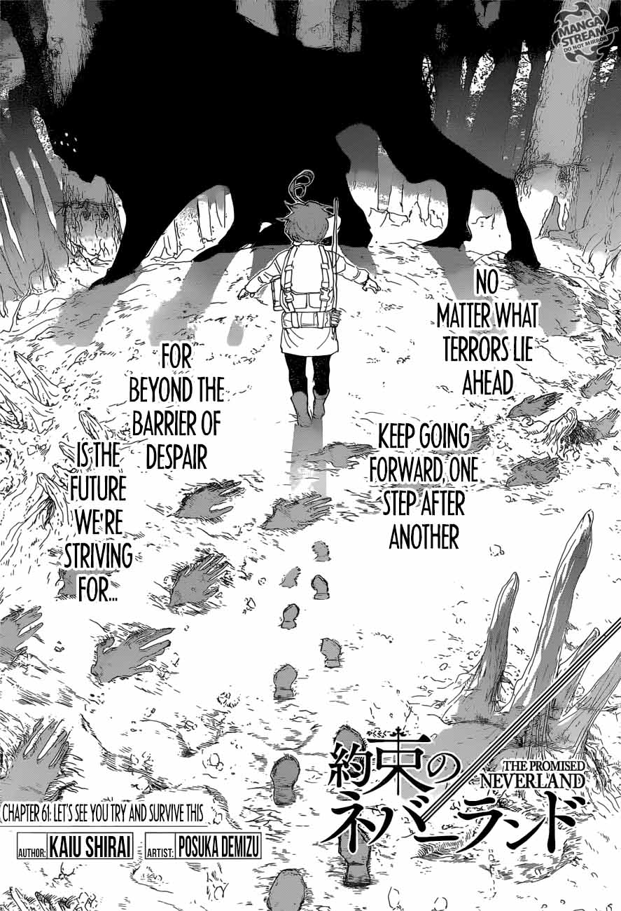 Yakusoku no Neverland Chapter 61 - Page 1