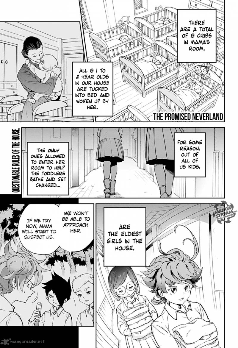 Yakusoku no Neverland Chapter 7 - Page 1