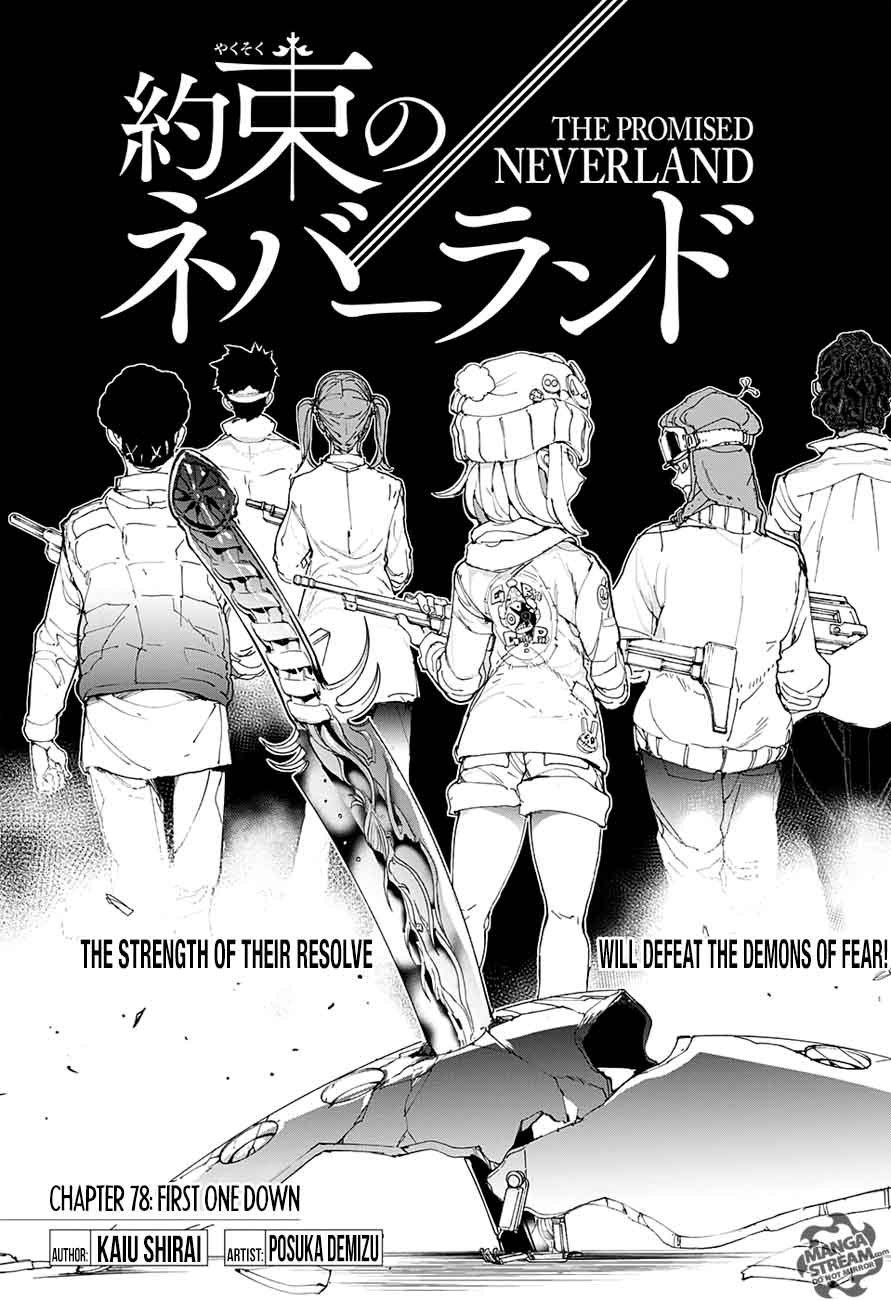 Yakusoku no Neverland Chapter 78 - Page 1