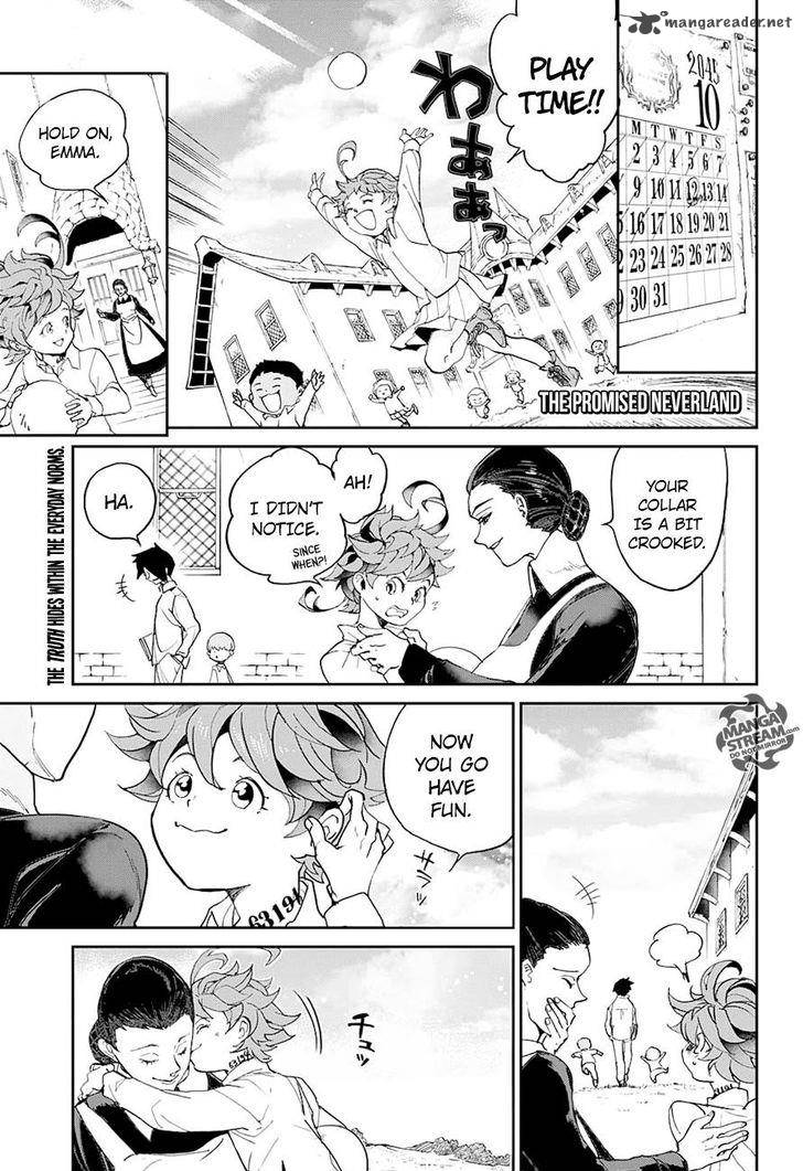 Yakusoku no Neverland Chapter 8 - Page 1