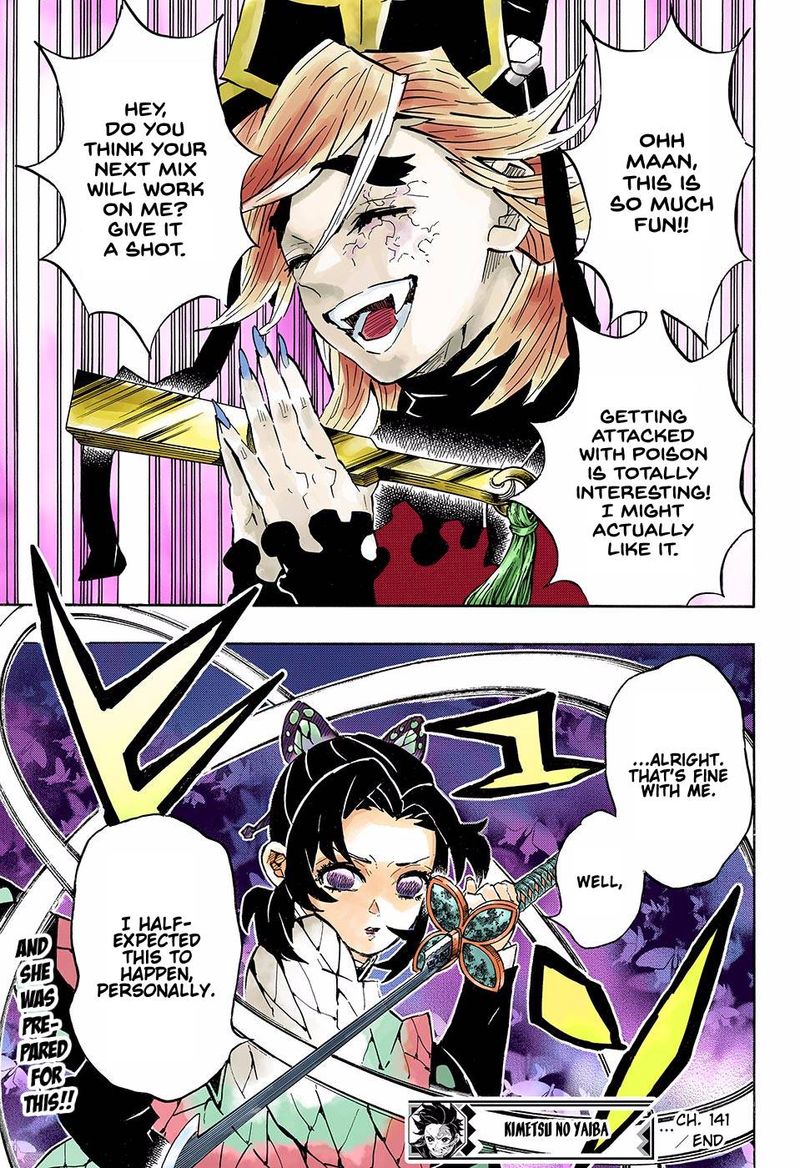 Demon Slayer: Kimetsu no Yaiba – manga in colored Chapter 141 - Page 19