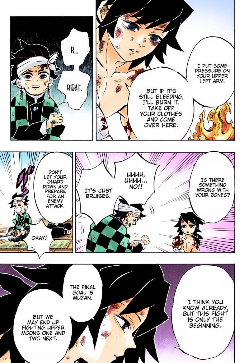 Demon Slayer: Kimetsu no Yaiba – manga in colored Chapter 164 - Page 3