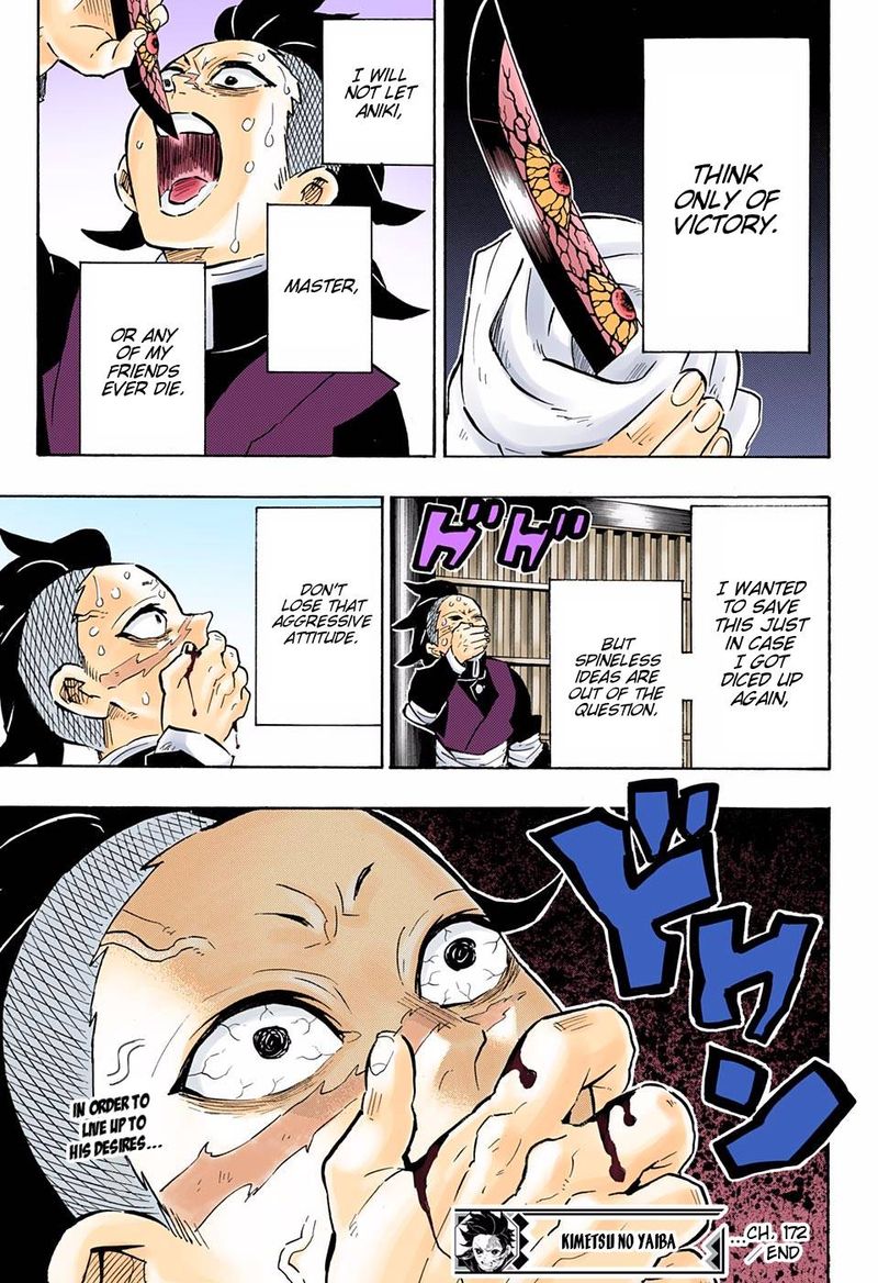 Demon Slayer: Kimetsu no Yaiba – manga in colored Chapter 172 - Page 19