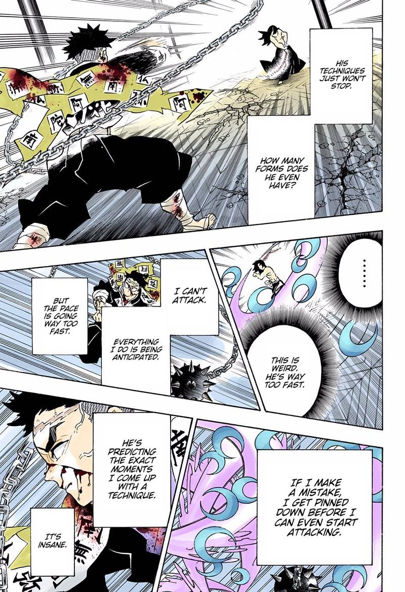 Demon Slayer: Kimetsu no Yaiba – manga in colored Chapter 173 - Page 3