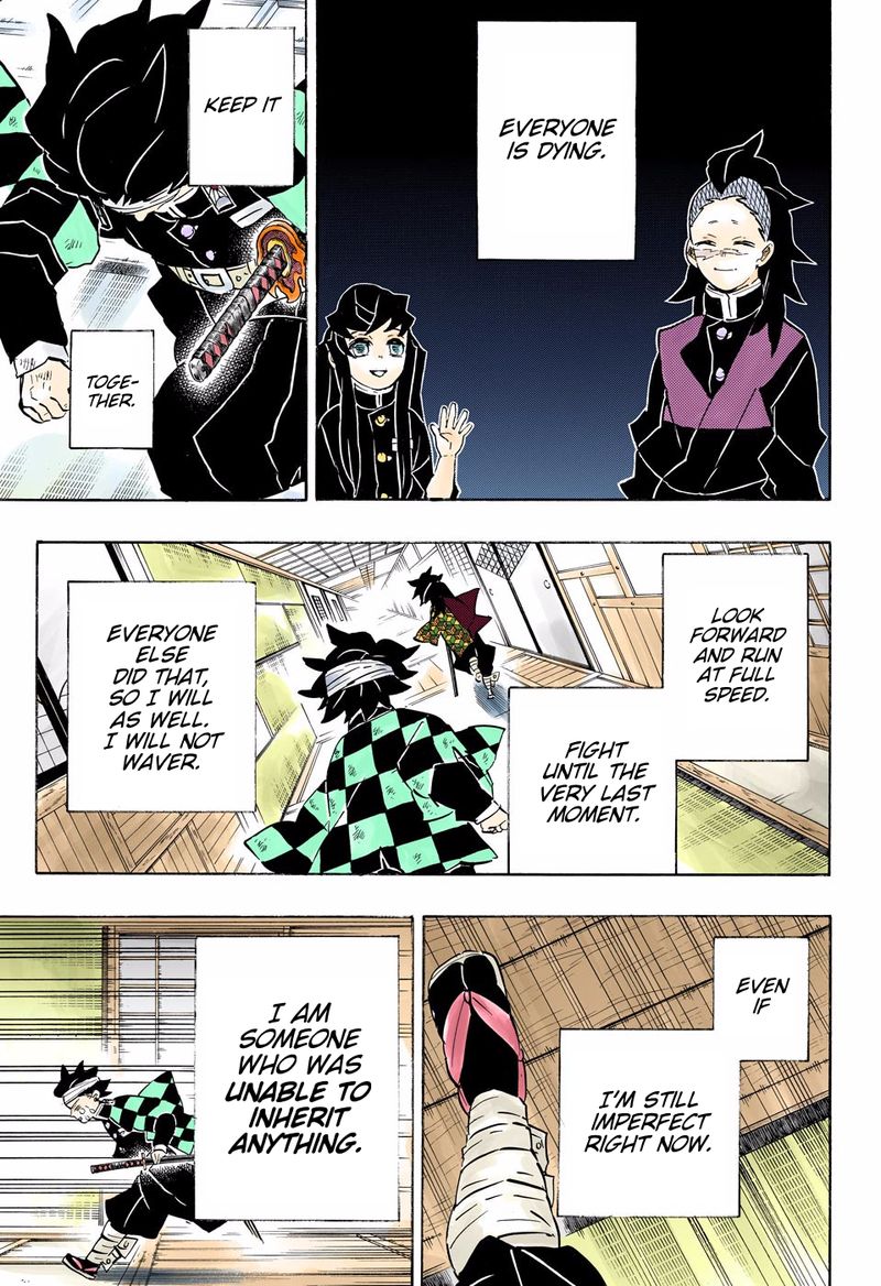 Demon Slayer: Kimetsu no Yaiba – manga in colored Chapter 180 - Page 3