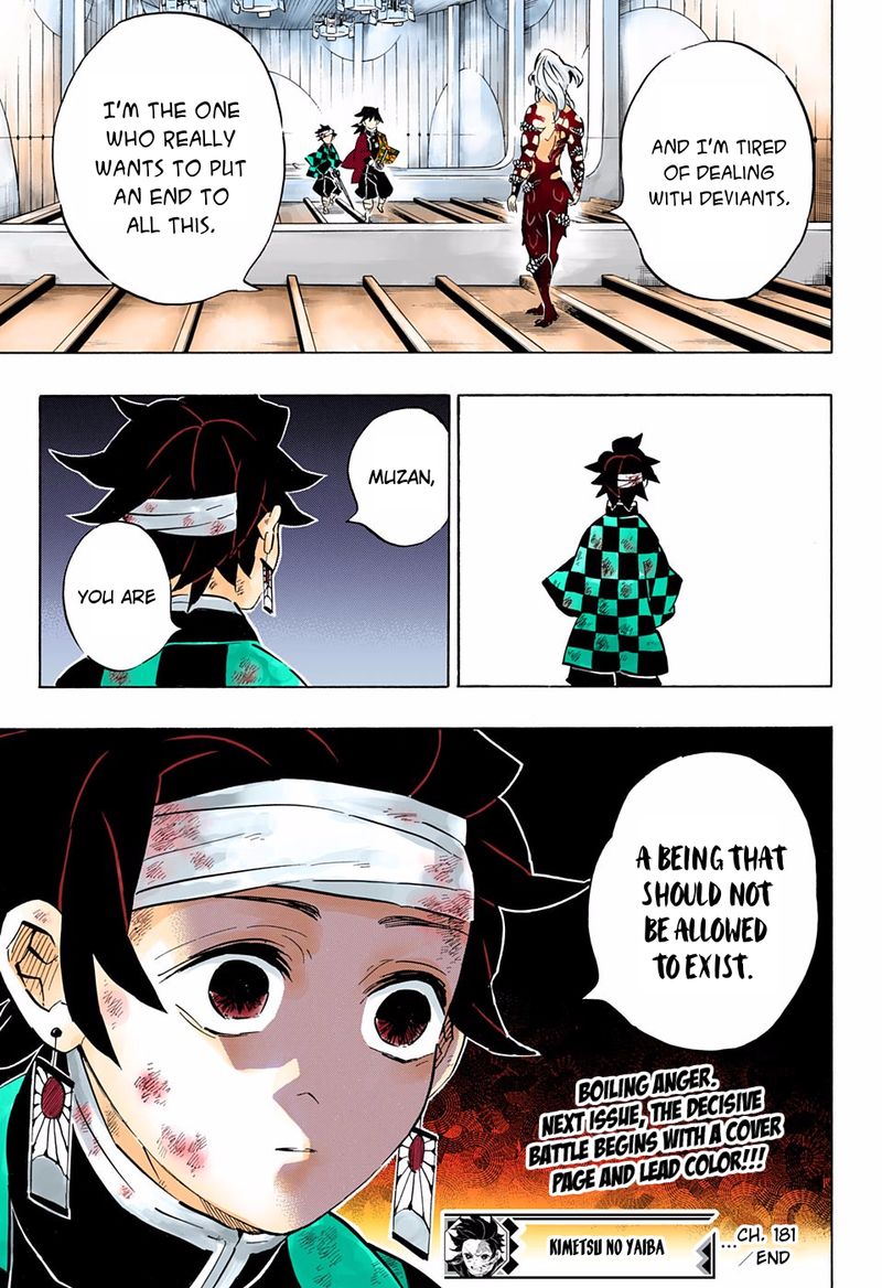 Demon Slayer: Kimetsu no Yaiba – manga in colored Chapter 181 - Page 18