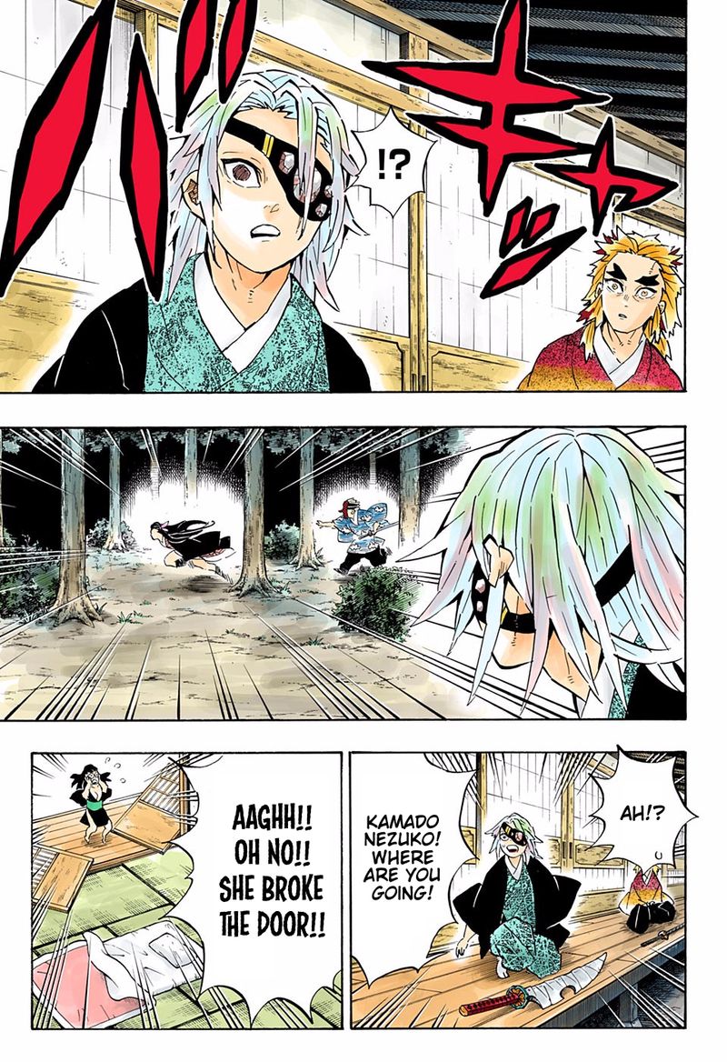 Demon Slayer: Kimetsu no Yaiba – manga in colored Chapter 185 - Page 3