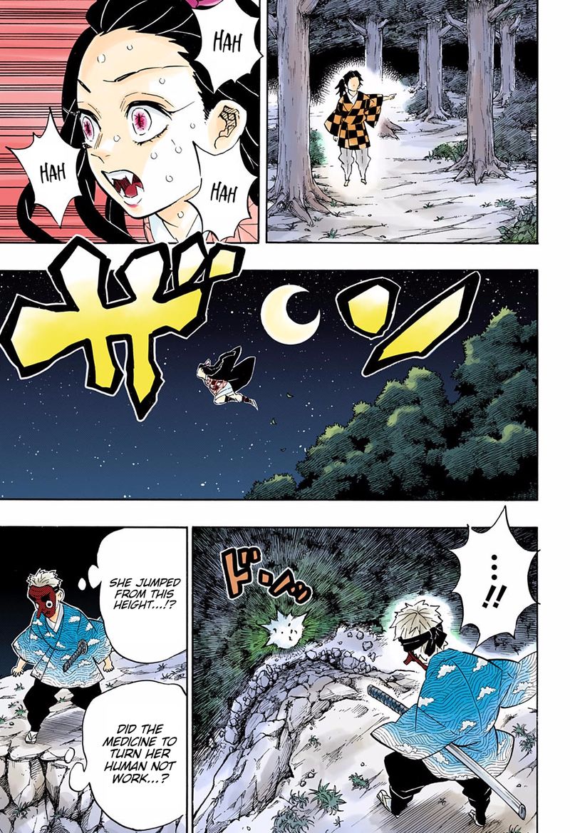 Demon Slayer: Kimetsu no Yaiba – manga in colored Chapter 185 - Page 7