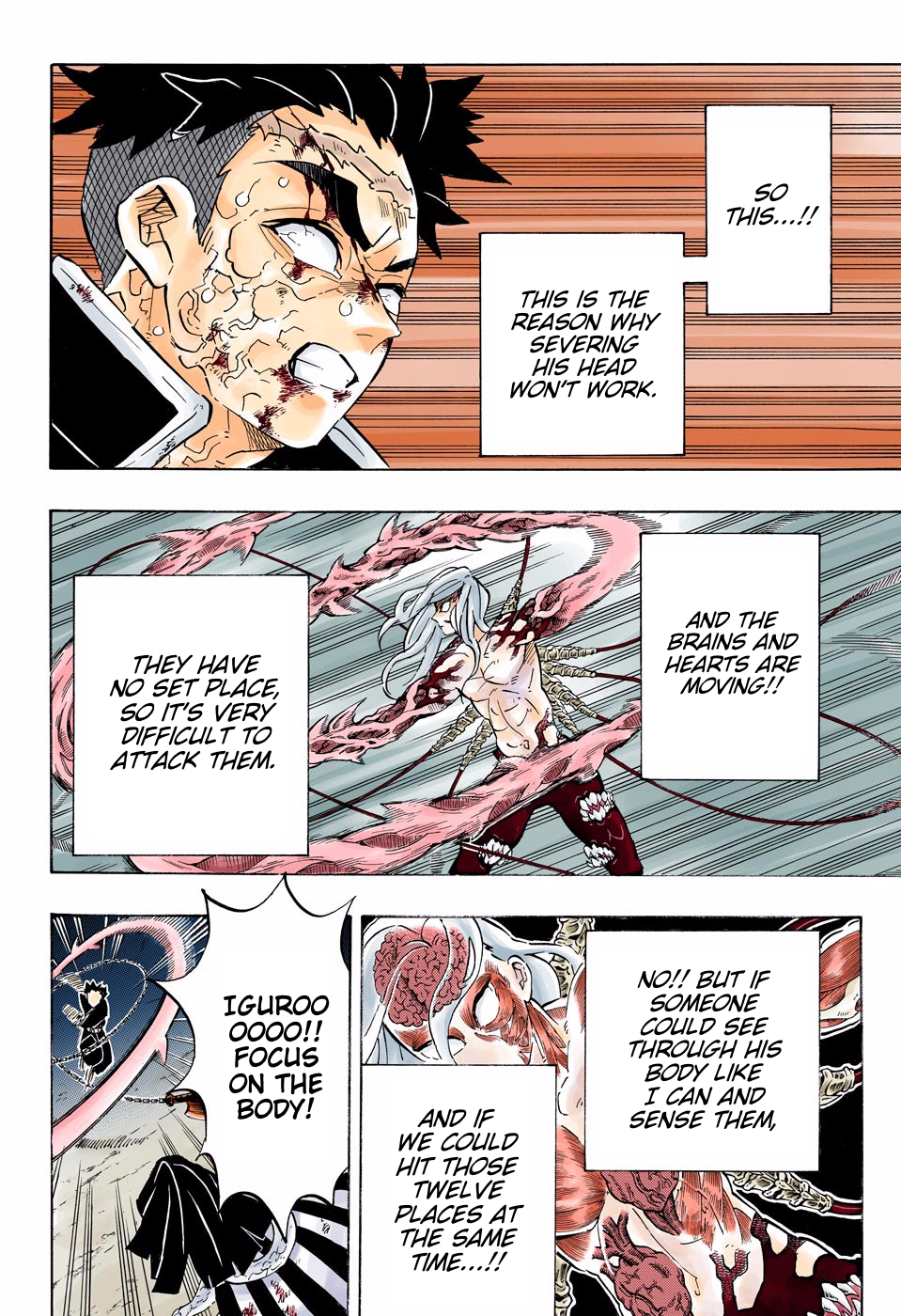 Demon Slayer: Kimetsu no Yaiba – manga in colored Chapter 191 - Page 11