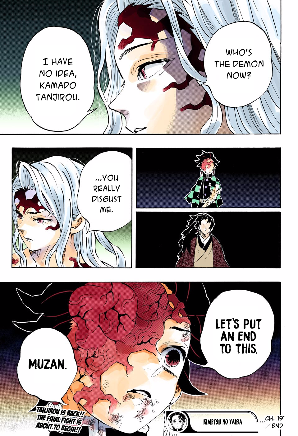 Demon Slayer: Kimetsu no Yaiba – manga in colored Chapter 191 - Page 22