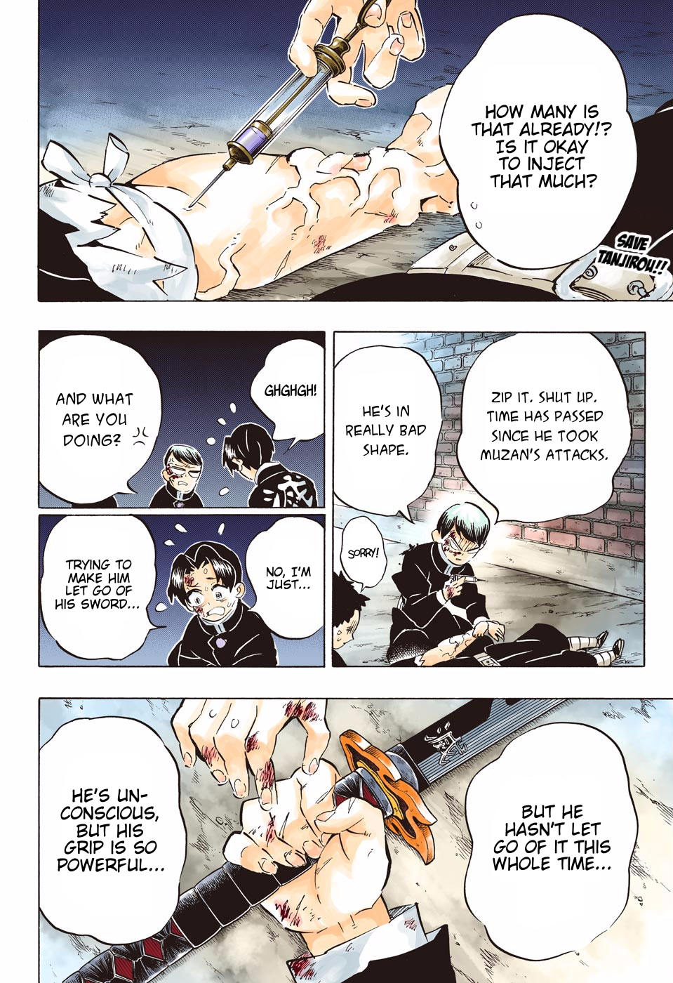 Demon Slayer: Kimetsu no Yaiba – manga in colored Chapter 191 - Page 3