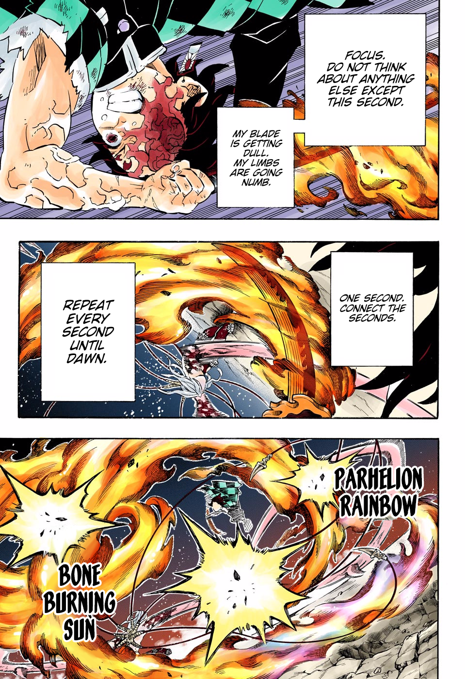 Demon Slayer: Kimetsu no Yaiba – manga in colored Chapter 193 - Page 9