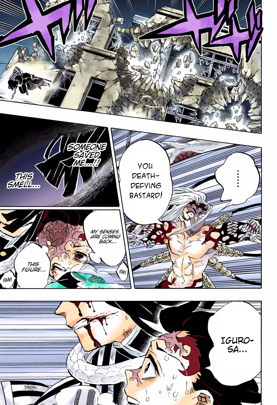 Demon Slayer: Kimetsu no Yaiba – manga in colored Chapter 194 - Page 9