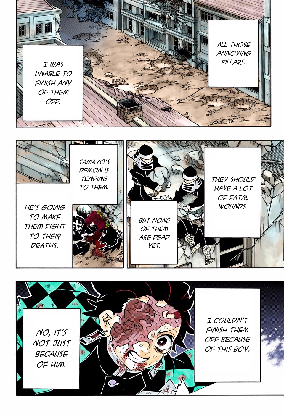 Demon Slayer: Kimetsu no Yaiba – manga in colored Chapter 196 - Page 14