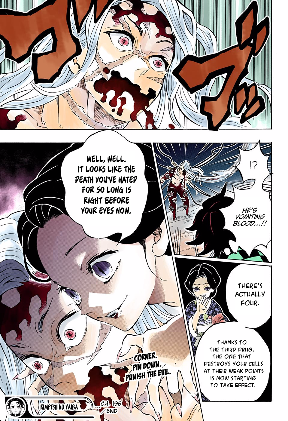 Demon Slayer: Kimetsu no Yaiba – manga in colored Chapter 196 - Page 19