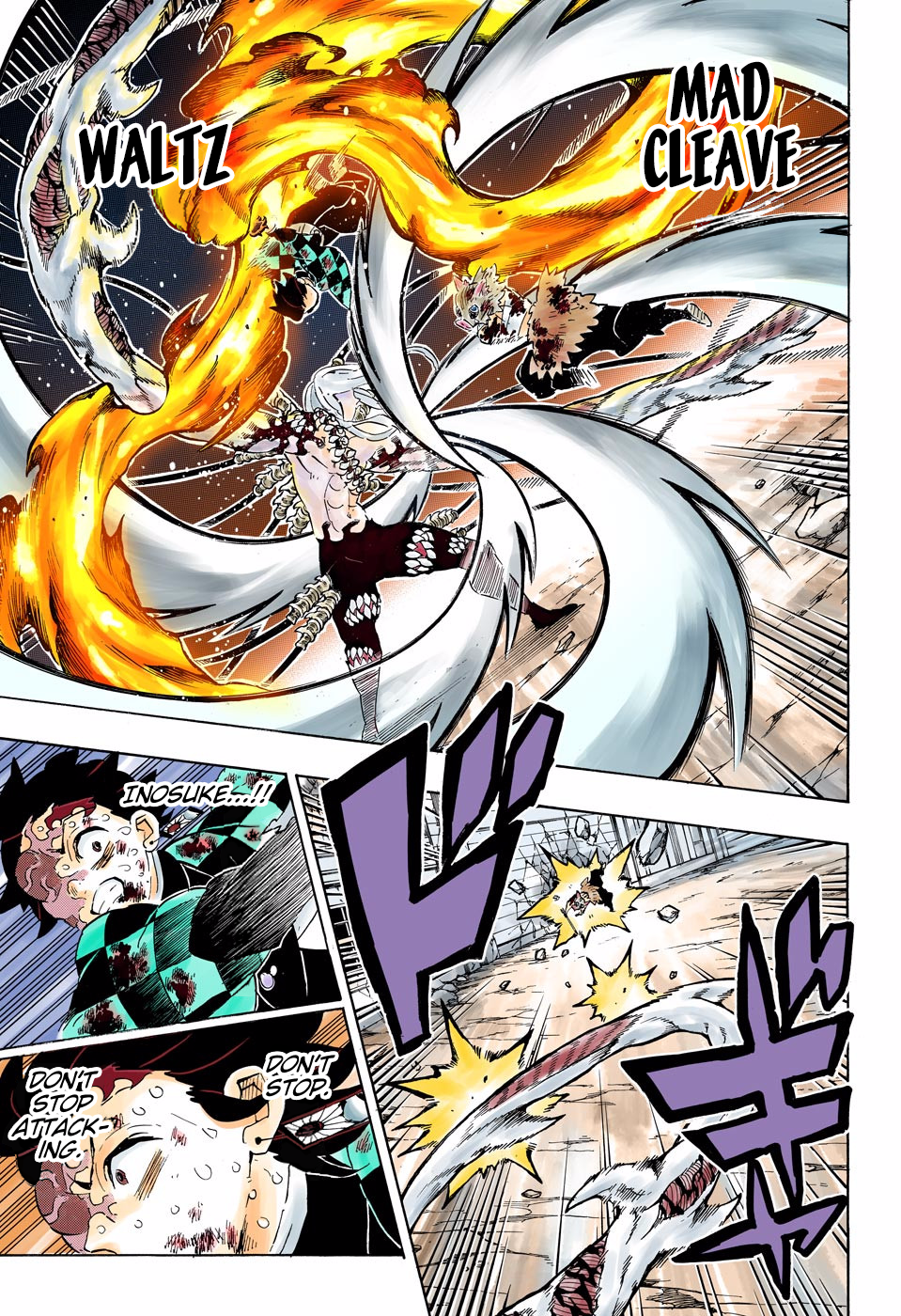 Demon Slayer: Kimetsu no Yaiba – manga in colored Chapter 198 - Page 11