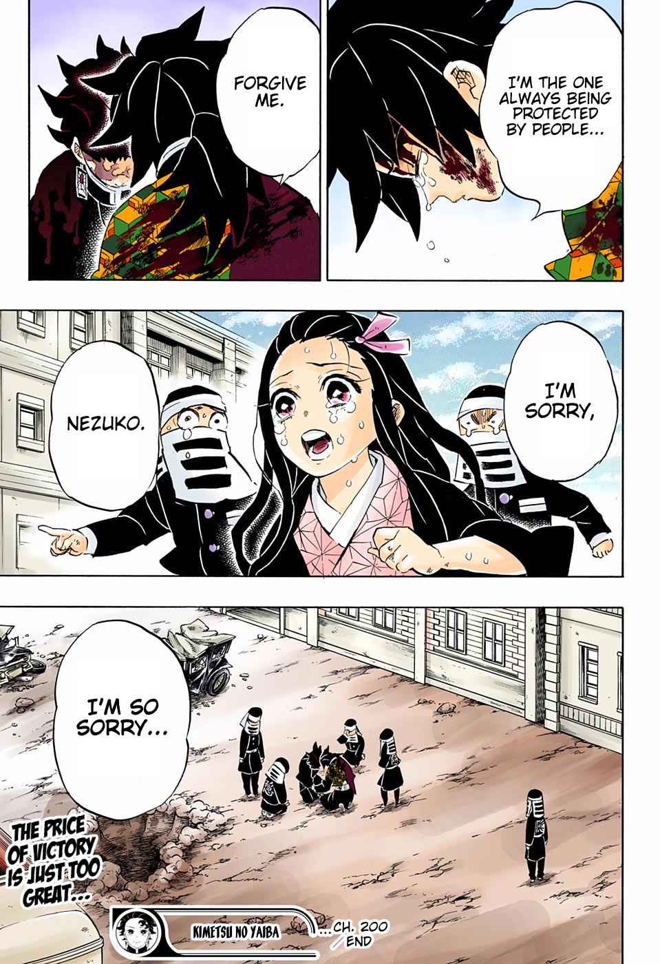 Demon Slayer: Kimetsu no Yaiba – manga in colored Chapter 200 - Page 23