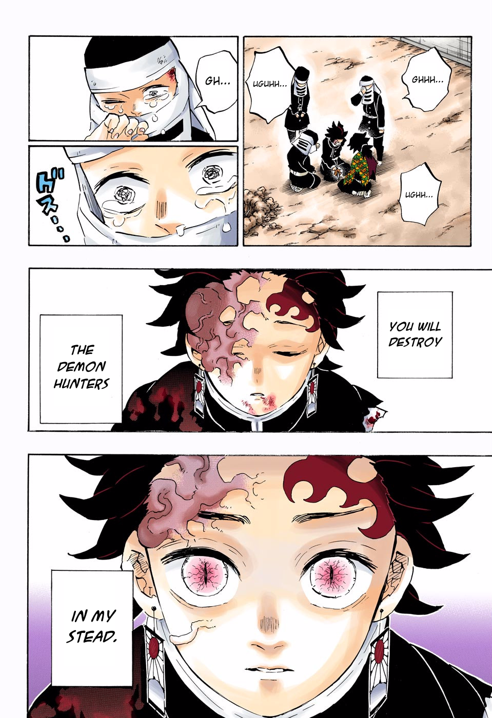 Demon Slayer: Kimetsu no Yaiba – manga in colored Chapter 201 - Page 6