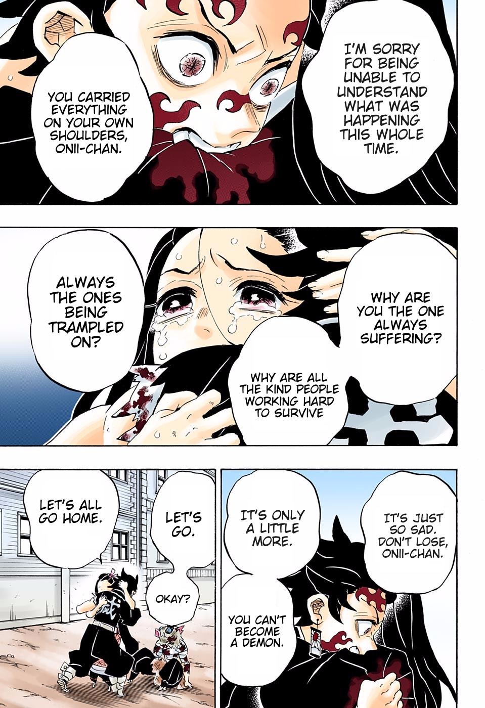 Demon Slayer: Kimetsu no Yaiba – manga in colored Chapter 202 - Page 3