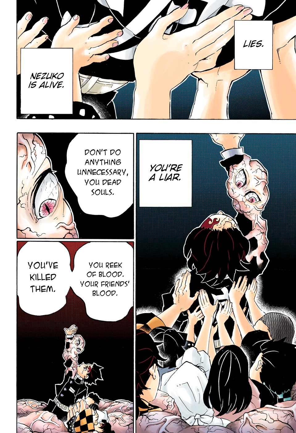 Demon Slayer: Kimetsu no Yaiba – manga in colored Chapter 203 - Page 4