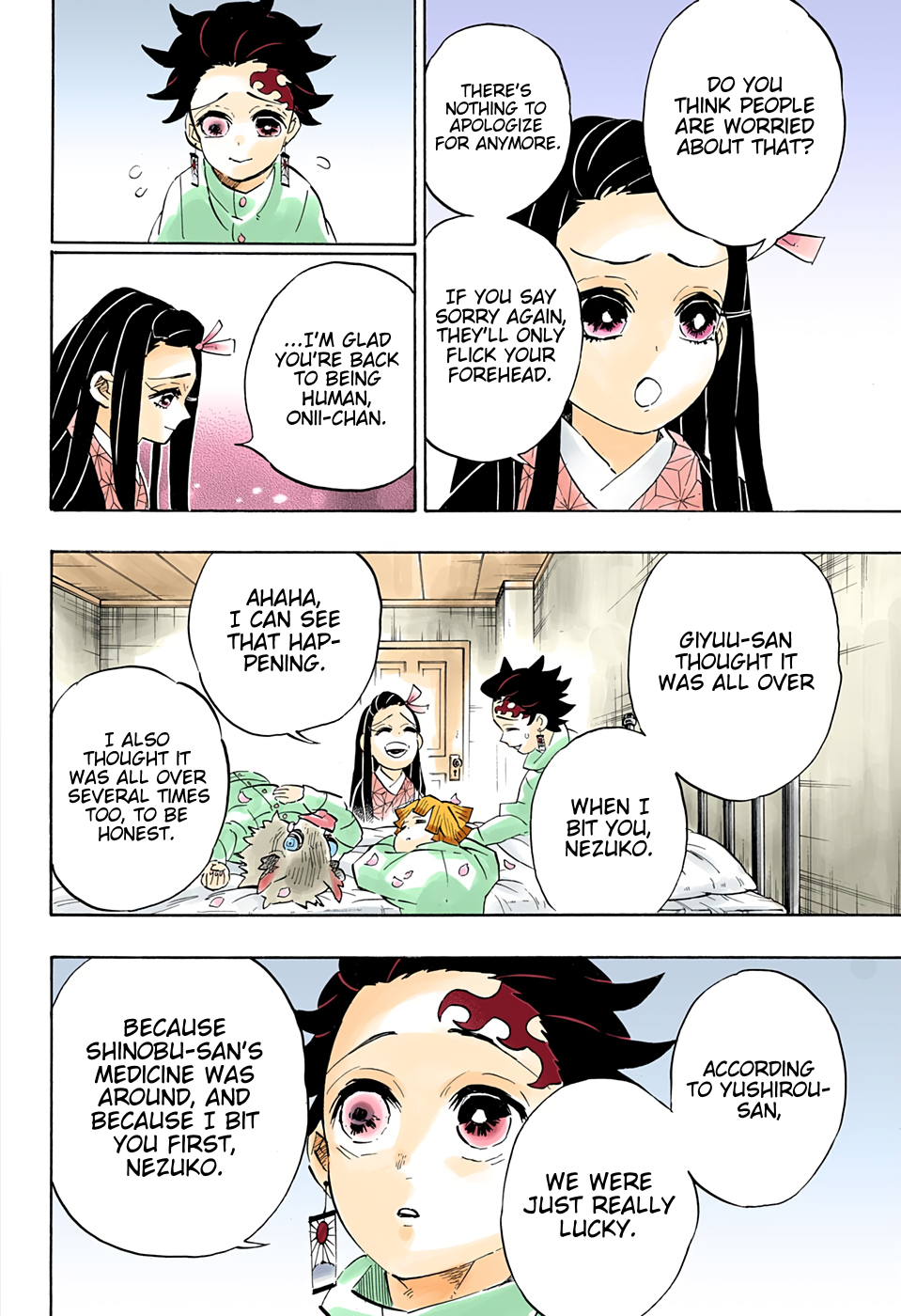 Demon Slayer: Kimetsu no Yaiba – manga in colored Chapter 204 - Page 8