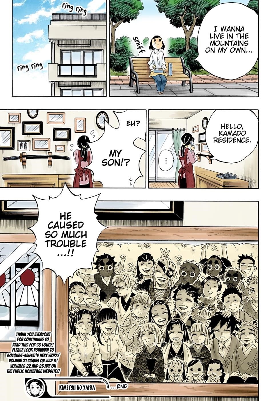 Demon Slayer: Kimetsu no Yaiba – manga in colored Chapter 205 - Page 24