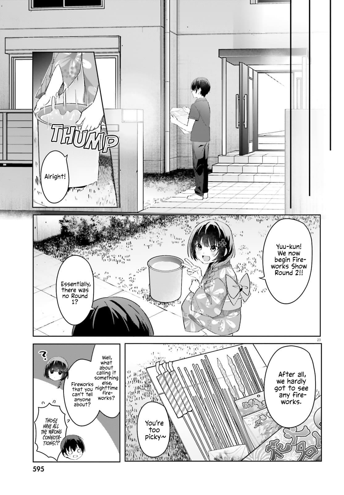 The Plain-Looking Girl, Who Became My Fiancée, Is Only Cute At Home Chapter 20 - Page 23
